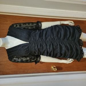 ASOS Black Star Mini Dress Size 8